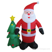 Holiday inflatable Santa & Tree for Christmas decoration